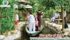 tour du lịch Đà Nẵng Chèo ghe trong "khu vườn cổ tích"